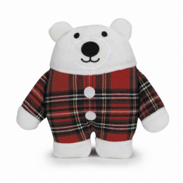 ZA Holiday Tartan Friends Polar Bear
