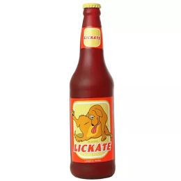 Silly Squeaker Beer Bottle Lickate