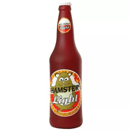 Silly Squeaker Beer Bottle Hamster Light
