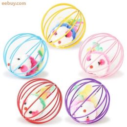 feather stick with bell rat cage toy