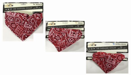 Western Themed Pet Bandana Collars (size: medium)