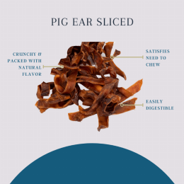Platinum Pet Treats - Sliced Pig Ear (pack_case_count: 1)