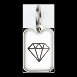 White Diamond (size: Small (2.5cm x 1.5 cm))