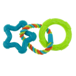 CHP 3 Ring TPR Rope Toy Star (pack_case_count: 1)