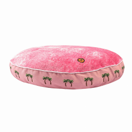 Halo Palm Trees Round Dog Bed (size: L)