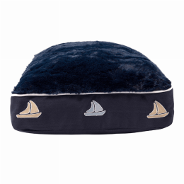 Halo Sailboat Rectangular Dog Bed (size: S)