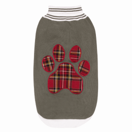 Halo Duck Green Plaid Paw Sweater (size: M)