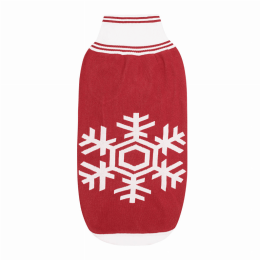 Halo EC Red Plaid Paw Sweater (size: 3XL)