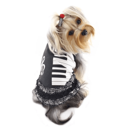 Adorable Piano Dress with Ruffles (size: medium)