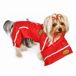 Raincoat Bodysuit with Reflective Stripes & Matching Pouch (pack_case_count: 1)