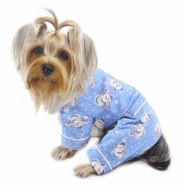 Snowman & Snowflake Flannel Pajamas with 2 Pockets (size: medium)