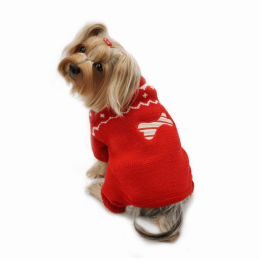 Candy Cane Bone Holiday Sweater Bodysuit (pack_case_count: 1)