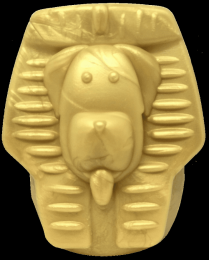 MKB Doggie Pharaoh Durable Chew Toy & Treat Dispenser (size: medium)