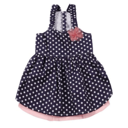 ESC Blue Polka Dot Dress (size: small)
