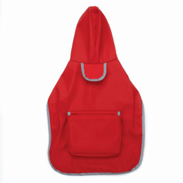 Zack & Zoey Reversible Pocket Raincoat (size: small)