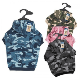 Casual Canine Camo Hoodie (size: medium)