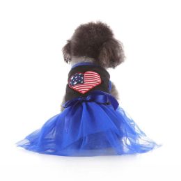 Dog Print Princess Dress (Color: 6)