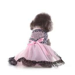 Dog Print Princess Dress (Color: 7)