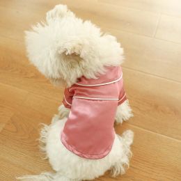 Silky Dog Pajamas (Color: Pink)