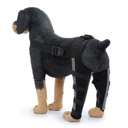 Dog Post Surgery Injury Protective Cover (Color: Black)