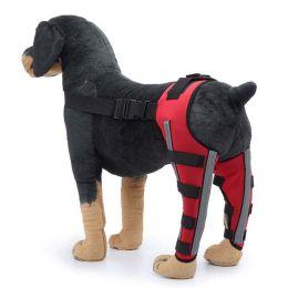 Dog Post Surgery Injury Protective Cover (Color: Red)