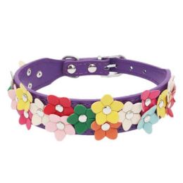 creative flower collar (Color: Purple)