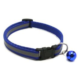 Color Reflective Dog Collars (Color: Navy Blue)
