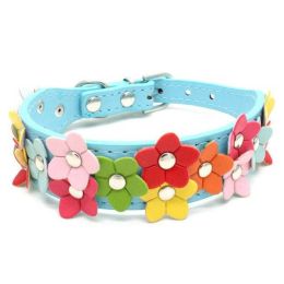 creative flower collar (Color: sky blue)