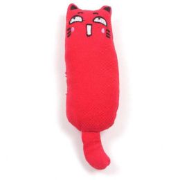 pet cat toy catnip chewing wear-resistant (Color: Red)