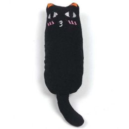 pet cat toy catnip chewing wear-resistant (Color: Black)
