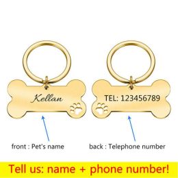 Personalized Collar Pet ID Tag (Color: 3)