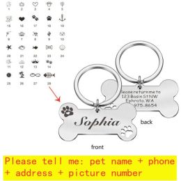 Personalized Collar Pet ID Tag (Color: 20)