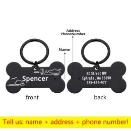 Personalized Collar Pet ID Tag (Color: 26)