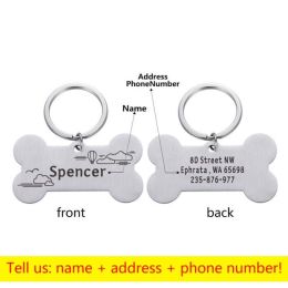 Personalized Collar Pet ID Tag (Color: 24)