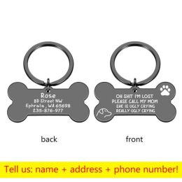 Personalized Collar Pet ID Tag (Color: 16)