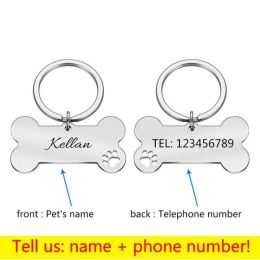 Personalized Collar Pet ID Tag (Color: 1)