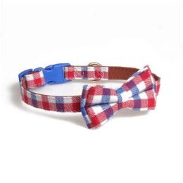 New Dog Collar Set (Color: Red White Collar)