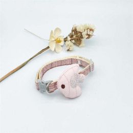 pet chest strap adjustable harness (Color: Collar Pink)