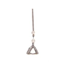 pet chest strap adjustable harness (Color: grey)