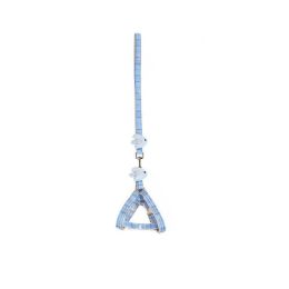 pet chest strap adjustable harness (Color: Blue)