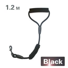 large dog leash (Color: 1.2m Black)