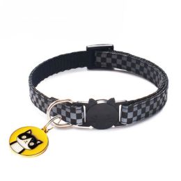 cat head pendant cat collar (Color: 14 201724841)