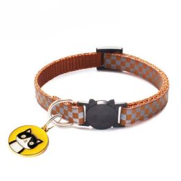 cat head pendant cat collar (Color: 16 201465626)