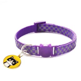 cat head pendant cat collar (Color: 12 201727808)