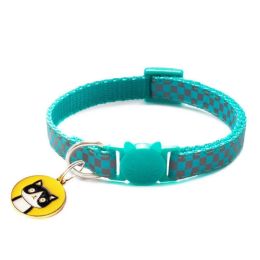 cat head pendant cat collar (Color: 7 175)