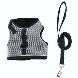 cat vest outdoor leash (Color: Pink)