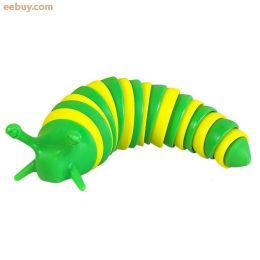 Rainbow Caterpillar Cat Toy Training (Color: colourful)