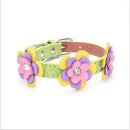 high-end pet dog collar (Color: Light Green)
