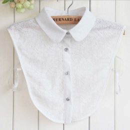 pearl diamond white shirt fake collar (Color: 35)
