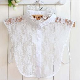pearl diamond white shirt fake collar (Color: 9)